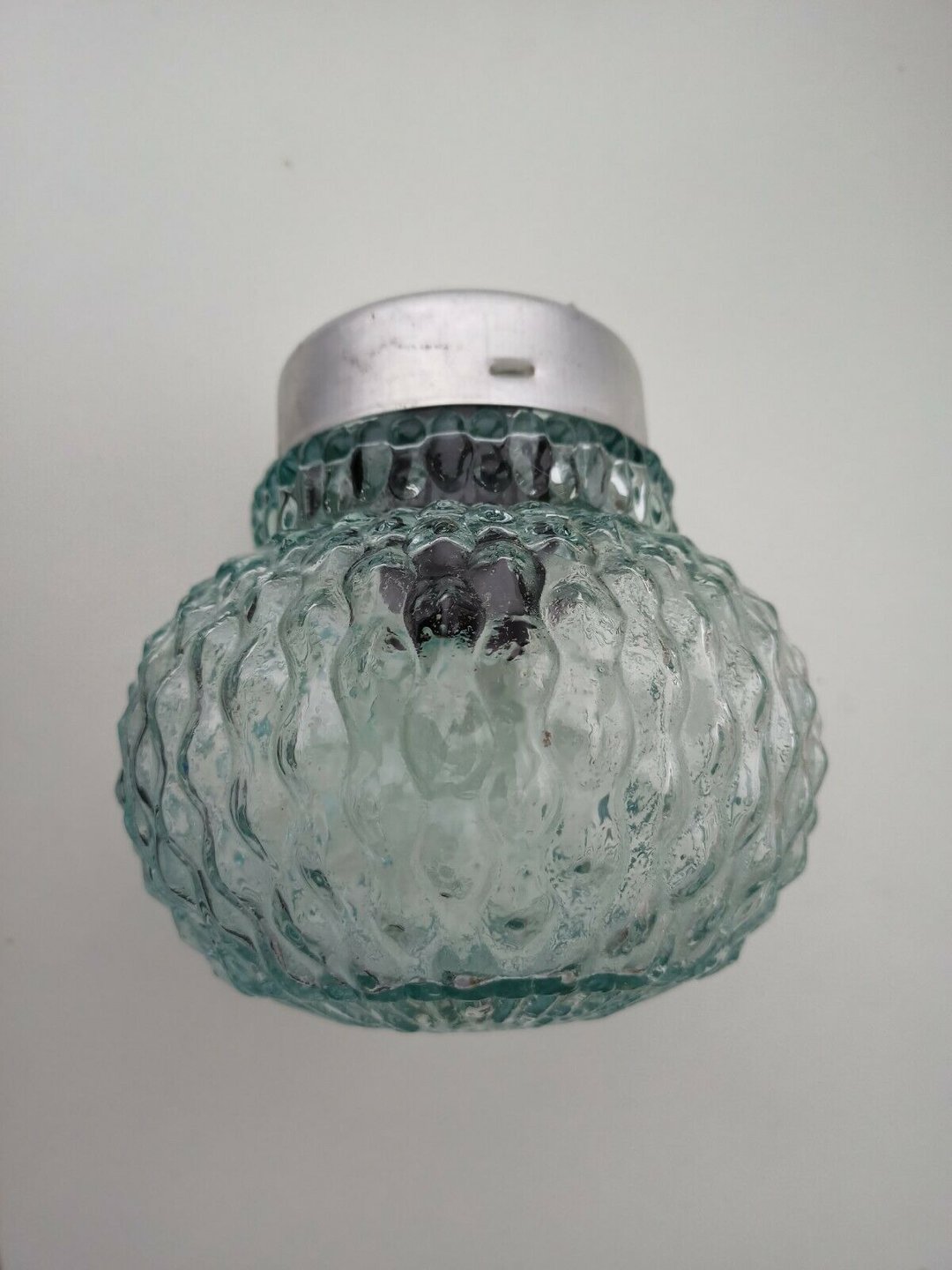 Industrial lamp USSR Loft Sealed Pendant Lamp vintage factory lamps glass blue - 灯具/灯饰 - 玻璃 