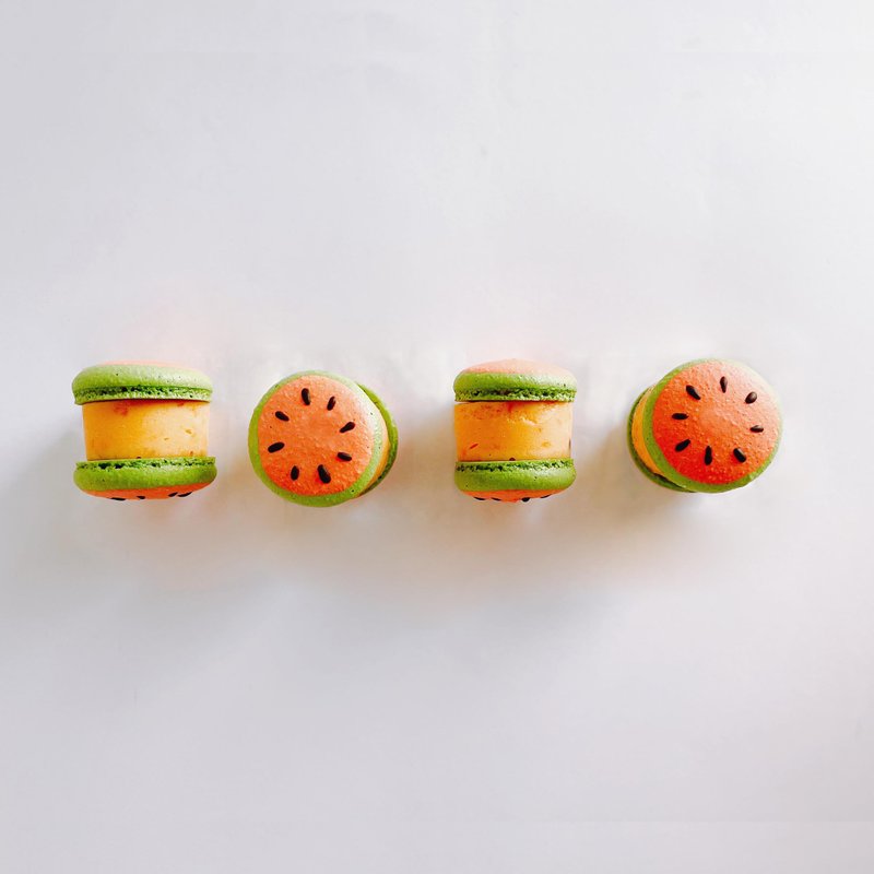 西瓜冰淇淋马卡龙・一人成班・两个锅子 - 美食 - 其他材质 