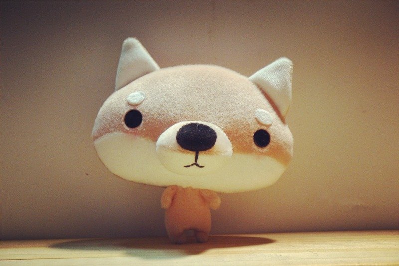 Bucuteしばいぬ柴犬/生日礼物/钥匙圈/摆饰娃娃/手工制作/交换礼物 - 钥匙链/钥匙包 - 其他材质 金色