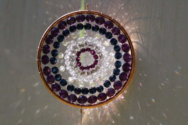 黑暗中的光明 曼陀罗捕光器 - 其他 - 玻璃 紫色