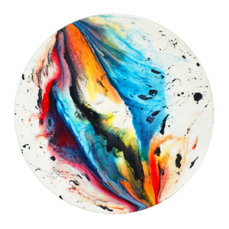 【 Angel's Eye 天使の瞳・月球体・手工挂墙装饰】夜光40cm - 摆饰 - 木头 白色