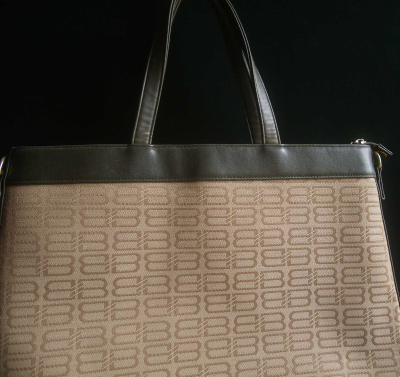 辉煌年代 OLD ERA _早期二手老包BALENCIAGA老花托特包 - 手提包/手提袋 - 其他材质 