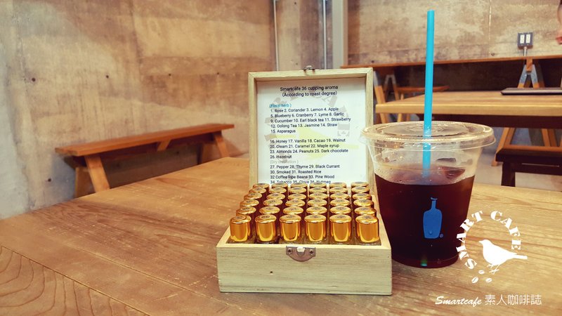 台湾原创Smartcafe36味咖啡闻香瓶 烘豆 咖啡师的学习工具 - 咖啡壶/周边 - 木头 咖啡色