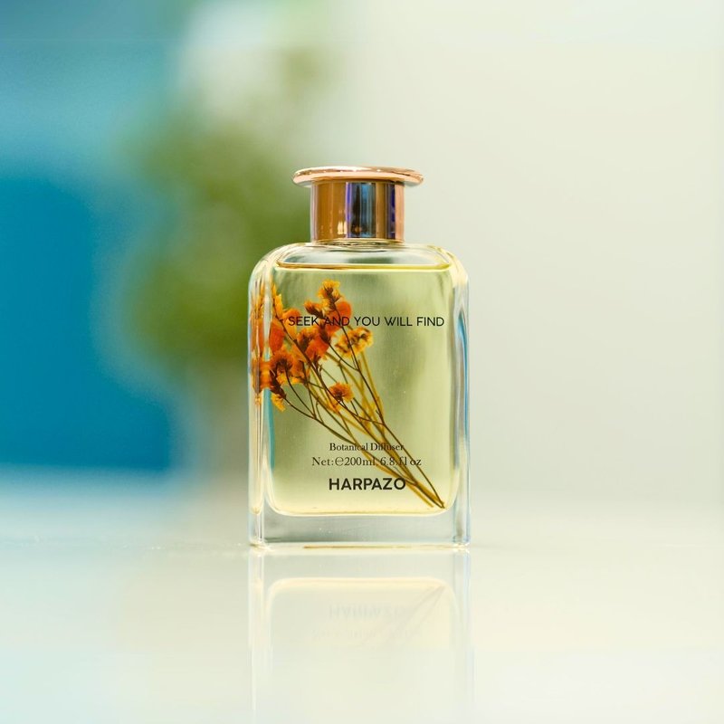 天然茶香桂花乌龙藤枝家居香薰 宠物友善 礼物 - 香薰/精油/线香 - 玻璃 黄色