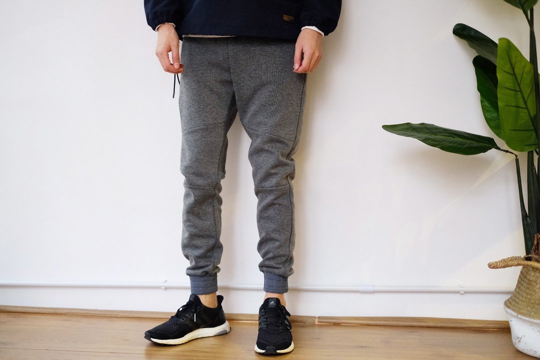 运动束脚裤 Sports Jogger Pants - 男士长裤 - 棉 黑色
