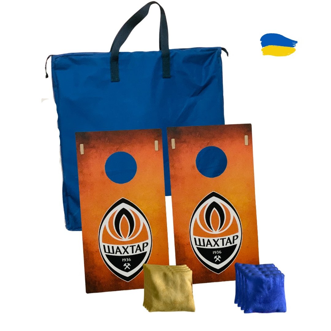 Cornhole 迷你体育游戏（FC Shakhtar） - 桌游/玩具 - 木头 多色