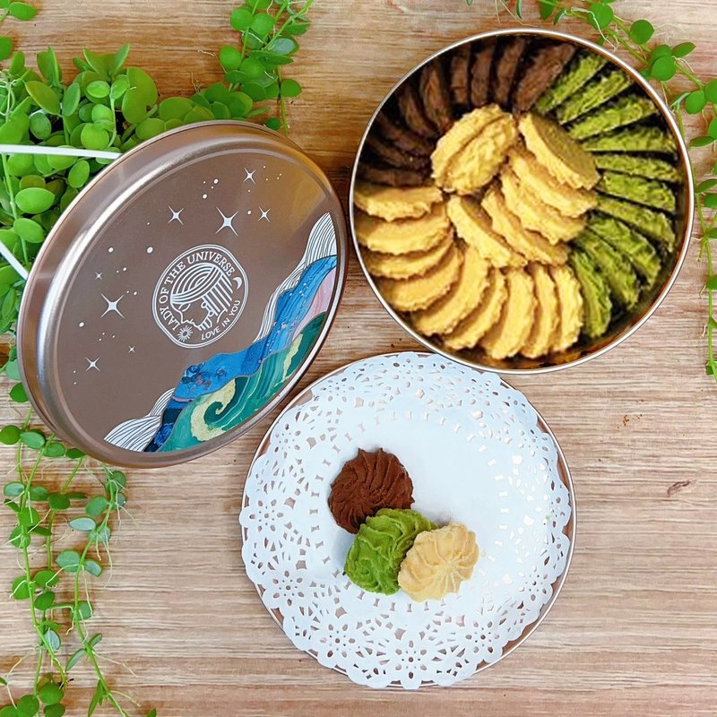 曲奇饼干-综合/手工饼干 奶素 桃园伴手礼 - 手工饼干 - 其他金属 粉红色