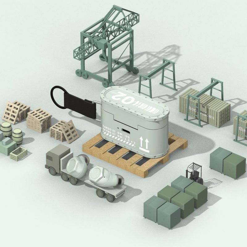 thecoopidea CARGO 02 真无线蓝牙入耳式耳机 | 橄榄绿 - 耳机 - 其他材质 