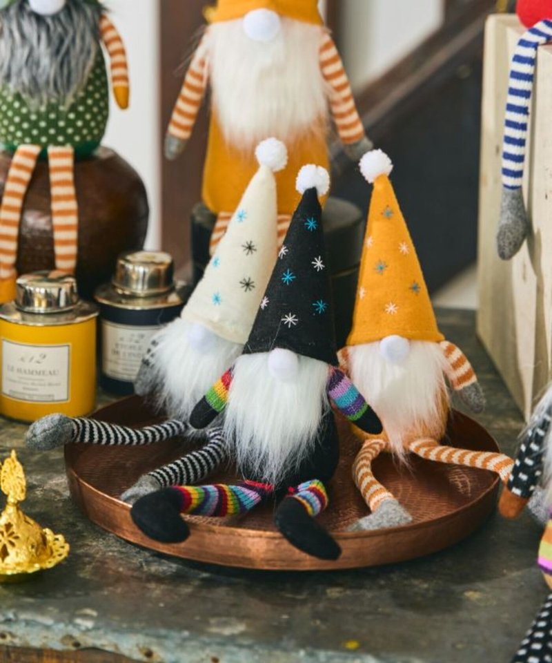 【热门预购】芬兰双色刺绣星星圣诞精灵摆饰S (6色) JMEP4303 - 玩偶/公仔 - 其他材质 