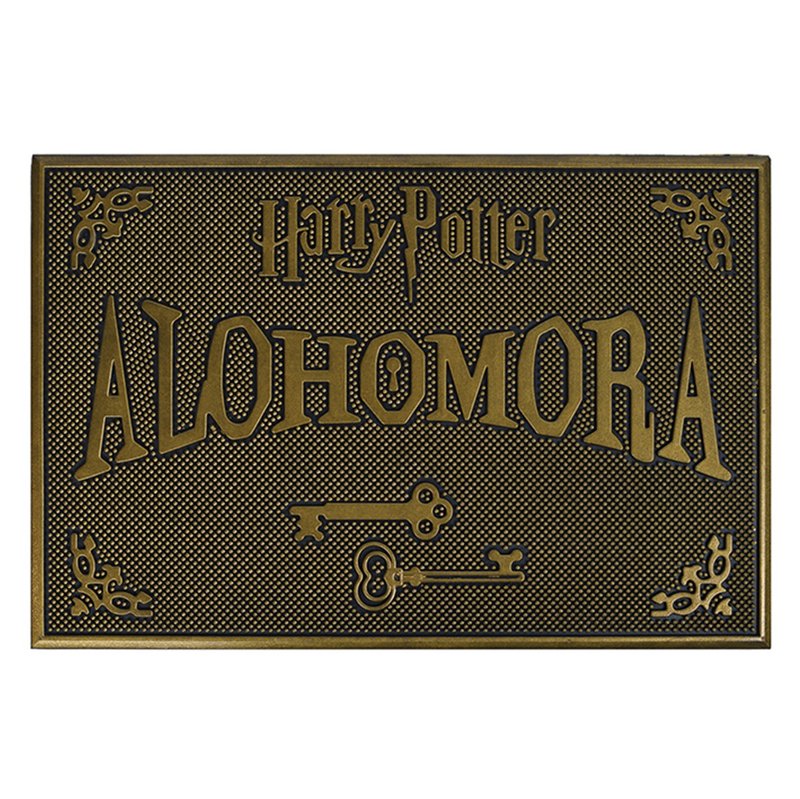 【哈利波特】开锁咒 – ALOHOMORA 阿咯哈呣啦 英国进口地垫 - 地垫/地毯 - 其他材质 咖啡色
