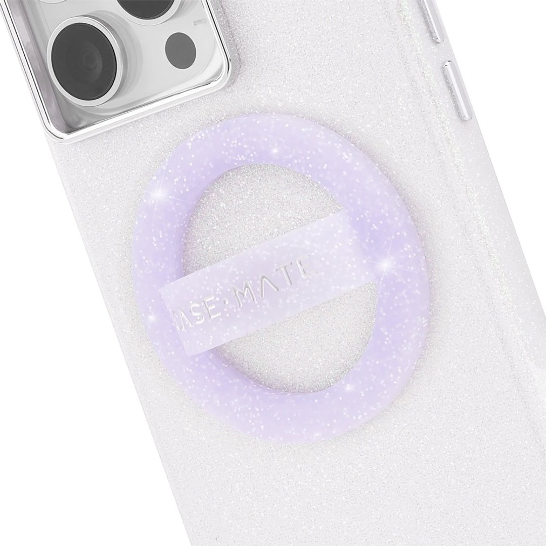 美国 CASE-MATE 简约 MagSafe 磁吸弹性指环 - 紫色星光 - 手机配件 - 塑料 