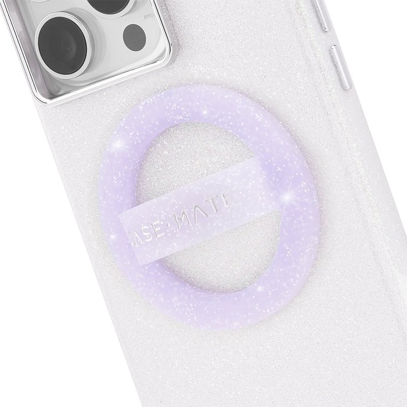 美国 CASE-MATE 简约 MagSafe 磁吸弹性指环 - 紫色星光 - 手机配件 - 塑料 