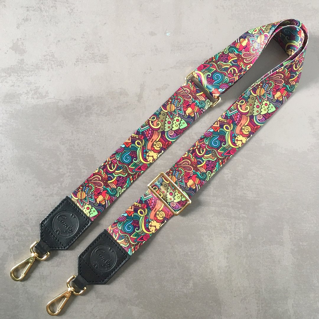 Mix Bohemian Bag Strap - 其他 - 棉 绿色