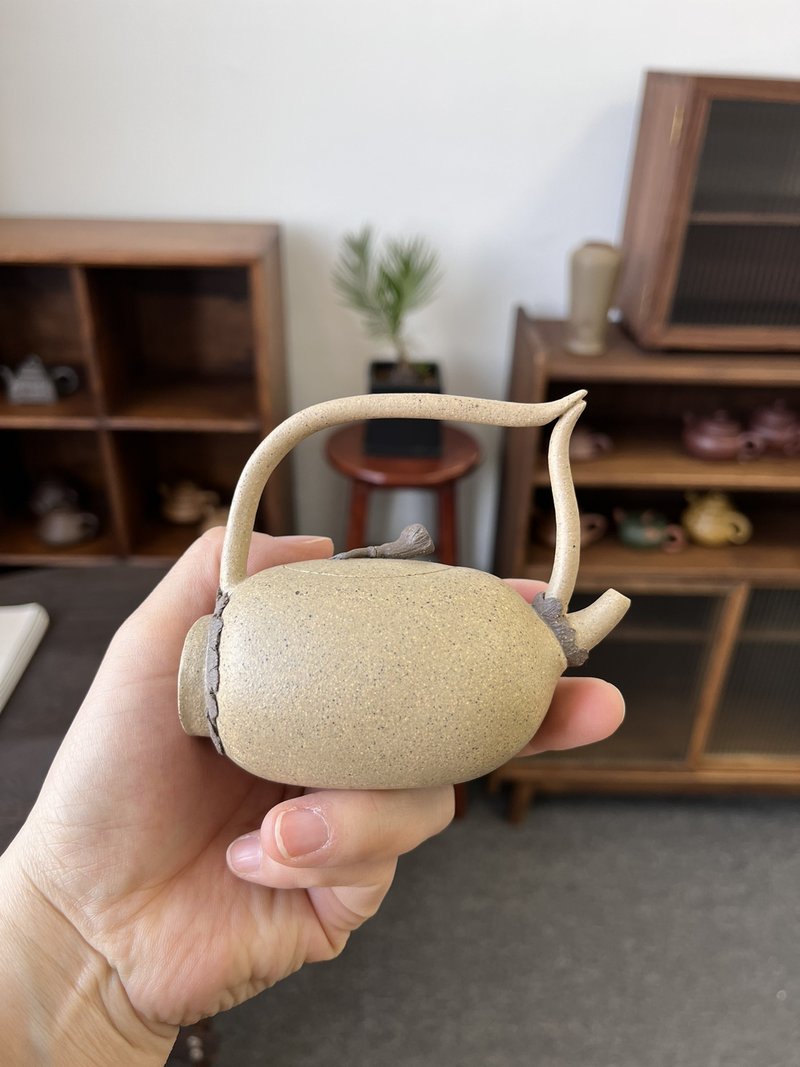 洁心 莲藕 现货实拍 原矿老段全手工制作 水色润泽 精品全手仿生 - 茶具/茶杯 - 陶 灰色