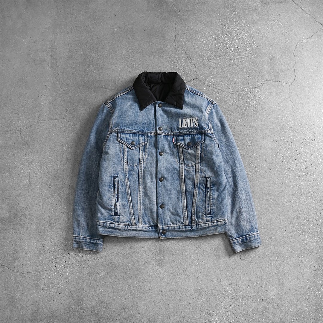 Levi's 双面牛仔外套 / 美式工装、古着外套、丹宁外套、工装外套 - 男装外套 - 其他材质 黑色