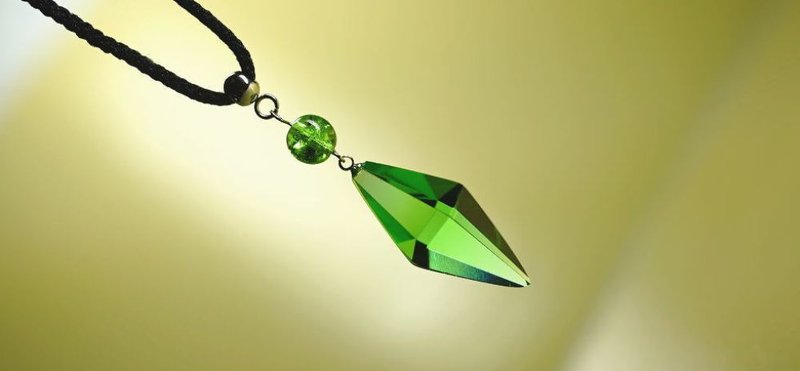 Standard Dreamblue --Green Light - - 项链 - 玻璃 绿色