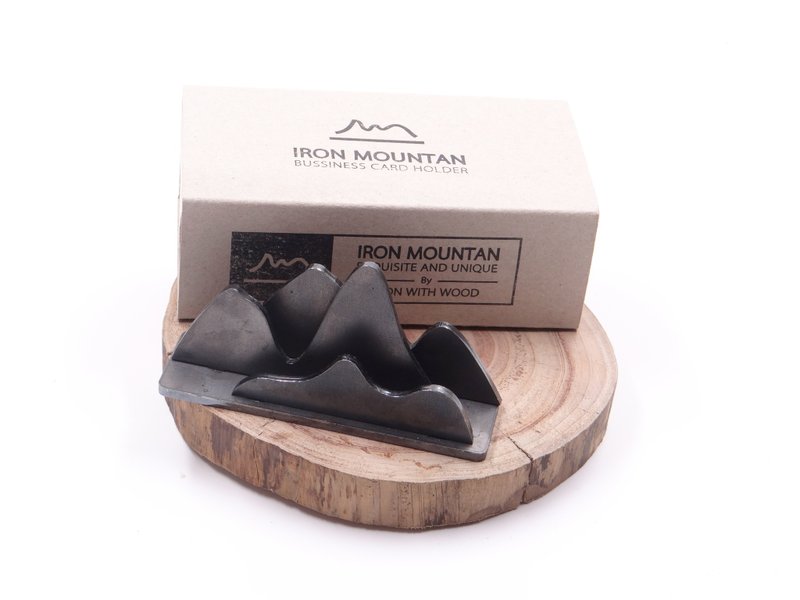 礼品 名片架 金属 手机架 磁吸式  山形 - 名片架/名片座 - 其他金属 灰色