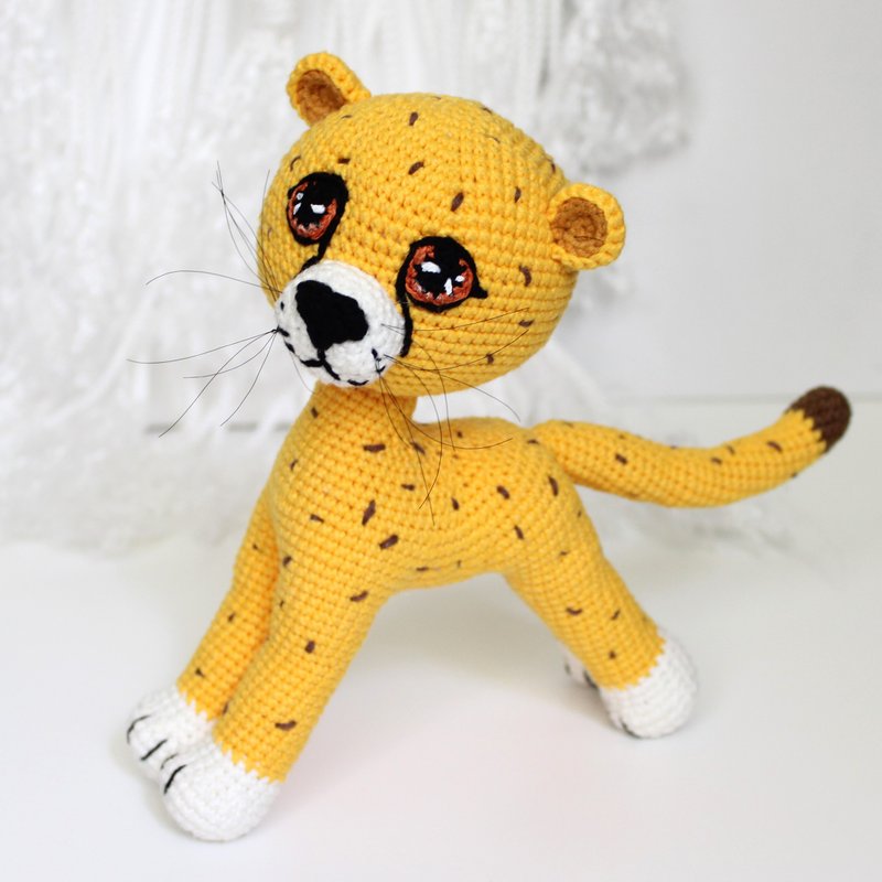 猎豹钩针图案 Amigurumi 猎豹玩具图案 PDF 英文 - 手工艺教程/工具书 - 其他材质 