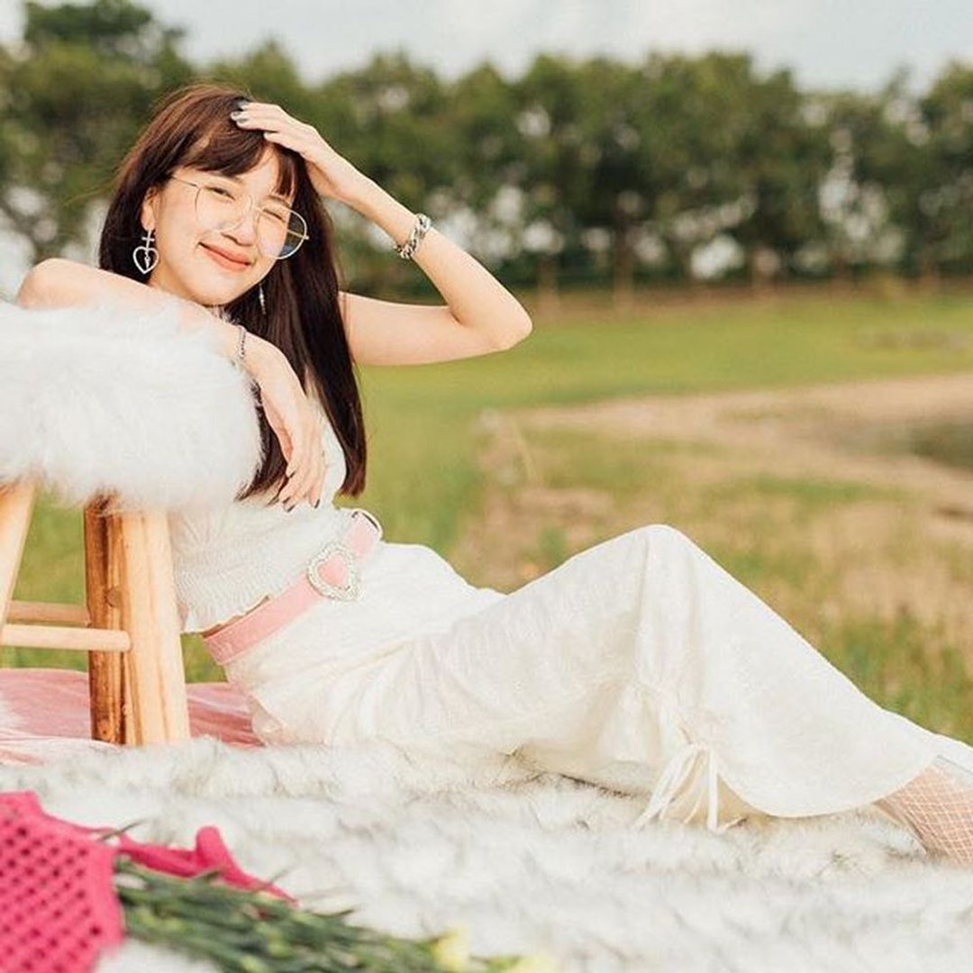 Lily puffed pants  - 中性裤装 - 其他材质 白色