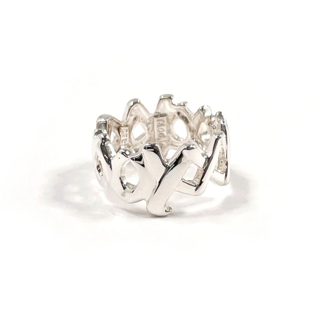 【日本直送 二手美品】9号 蒂芙尼 TIFFANY&Co. 戒指 Love & Kiss Paloma Picasso 银 925 饰品 - 戒指 - 纯银 银色
