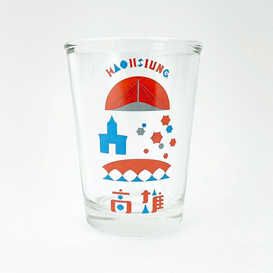 城市纪念啤酒杯/玻璃杯(高雄特别款) 台湾纪念品/礼物 - 玻璃杯 - 玻璃 多色