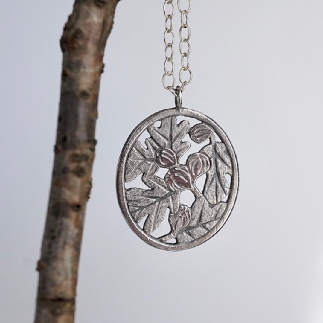 Fig necklace [P095SV] - 项链 - 其他金属 