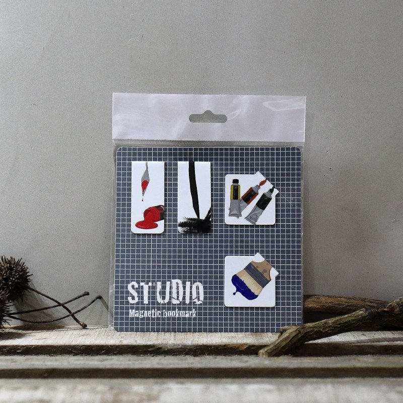 磁铁书签 - 文具系列 【设计瘾】 - 笔记本/手帐 - 其他金属 咖啡色