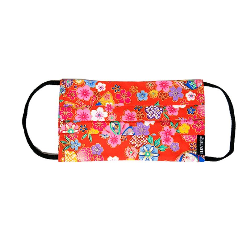 【ELASTI】日式和风布口罩-凤阳春晓 - 口罩 - 棉．麻 多色