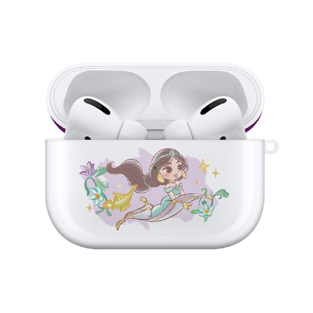 【Hong Man】迪士尼系列 Airpods Pro耳机保护套 Q版公主系列茉莉 - 数码小物 - 塑料 紫色