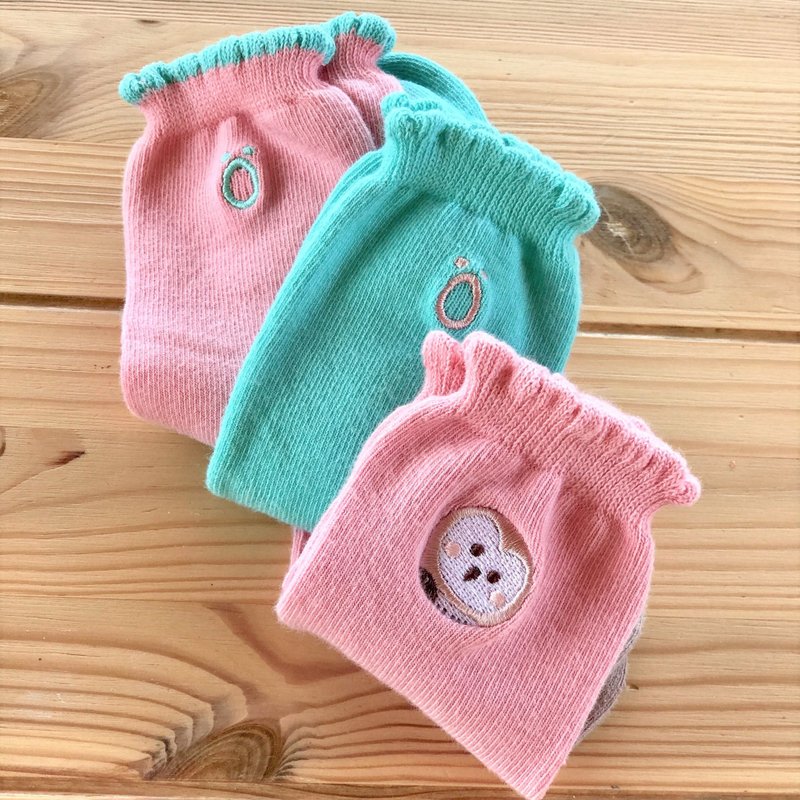 保育动物精梳棉童袜组(草鸮) - 其他 - 棉．麻 粉红色