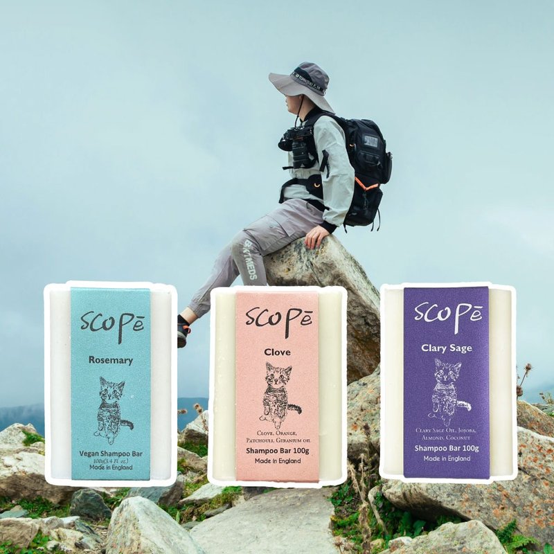 【诗可贝 SCOPē】迷迭香组洗发皂 - 母亲节礼 - 洗发用品 - 浓缩/萃取物 