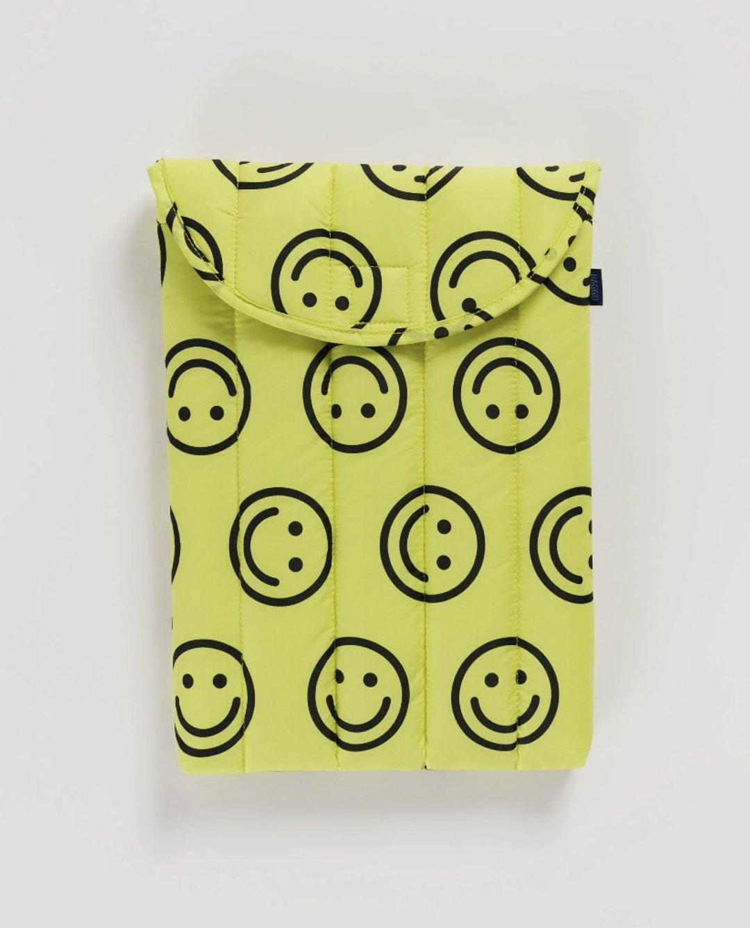 BAGGU 电脑平板保护套 13寸 - 黄色笑脸 - 电脑包 - 防水材质 黄色