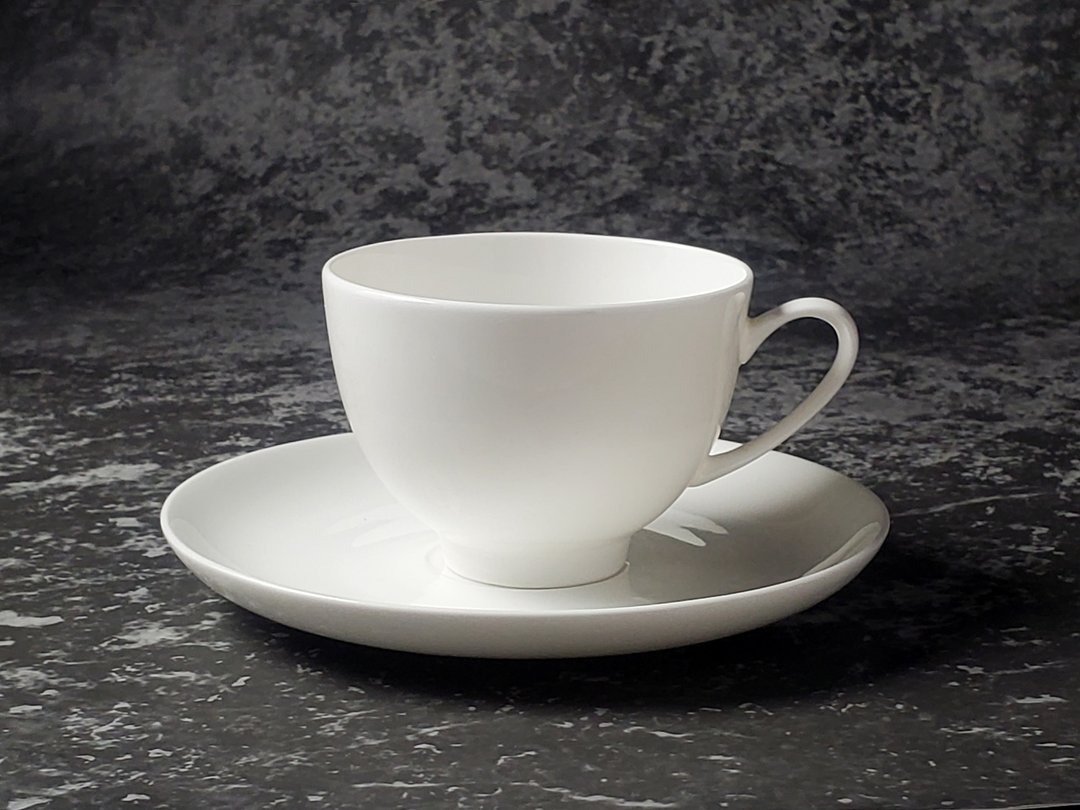 白 N咖啡杯组 一杯一盘 - 咖啡杯/马克杯 - 瓷 白色