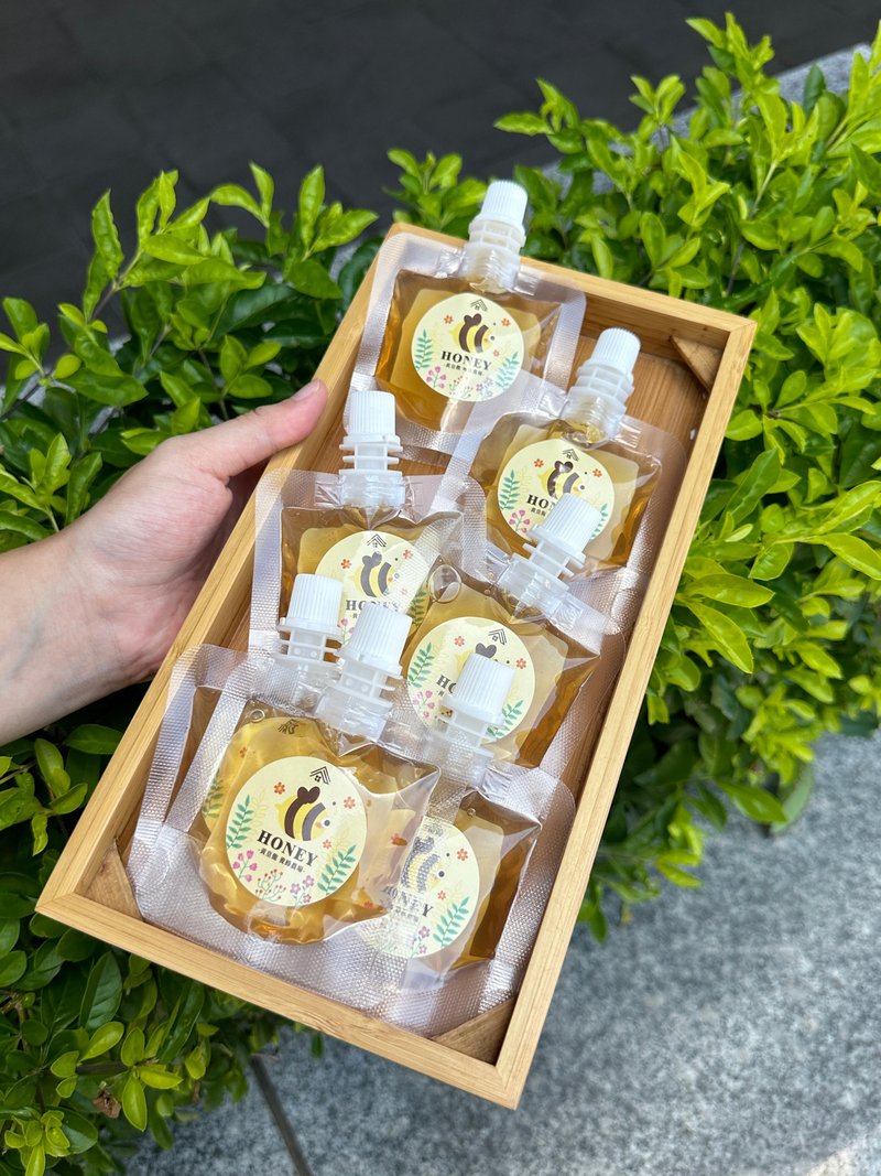 【棋建壂 HONEY】 森林野花蜜 100%纯天然蜂蜜/30g精致轻巧蜂蜜包 - 蜂蜜/黑糖 - 其他材质 橘色