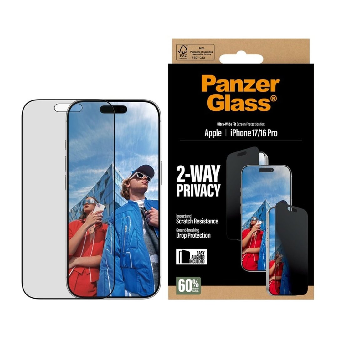 iPhone 17 Pro Max【防窥】屏幕保护贴 玻璃 Privacy Glass - 手机配件 - 玻璃 白色