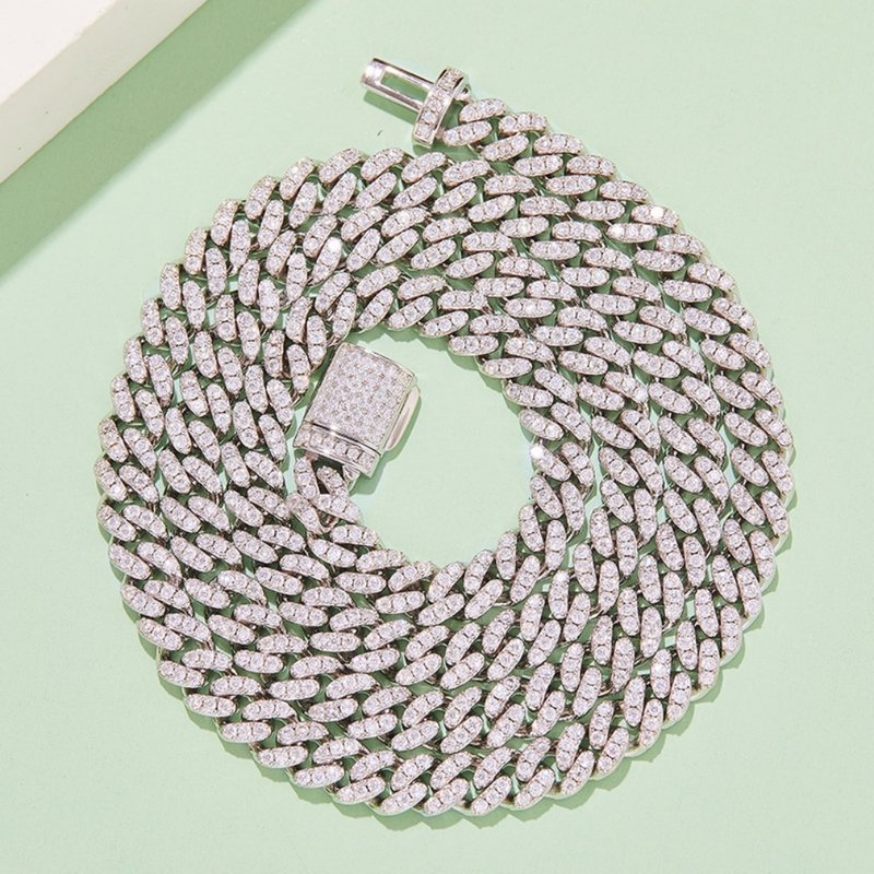 莫桑石 莫桑钻 古巴项链 台北门市 定制化订制白金 - 项链 - 其他材质 