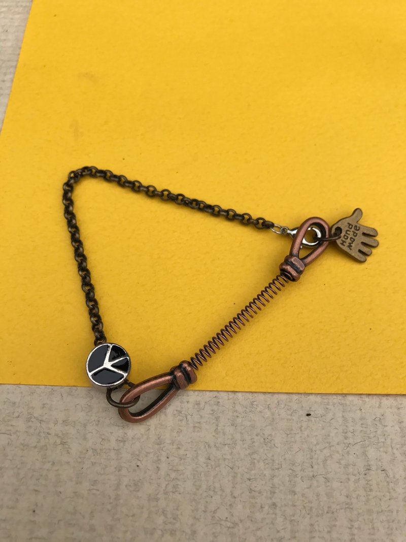 手环∞手中的跳跳弹簧 - 手链/手环 - 其他金属 卡其色