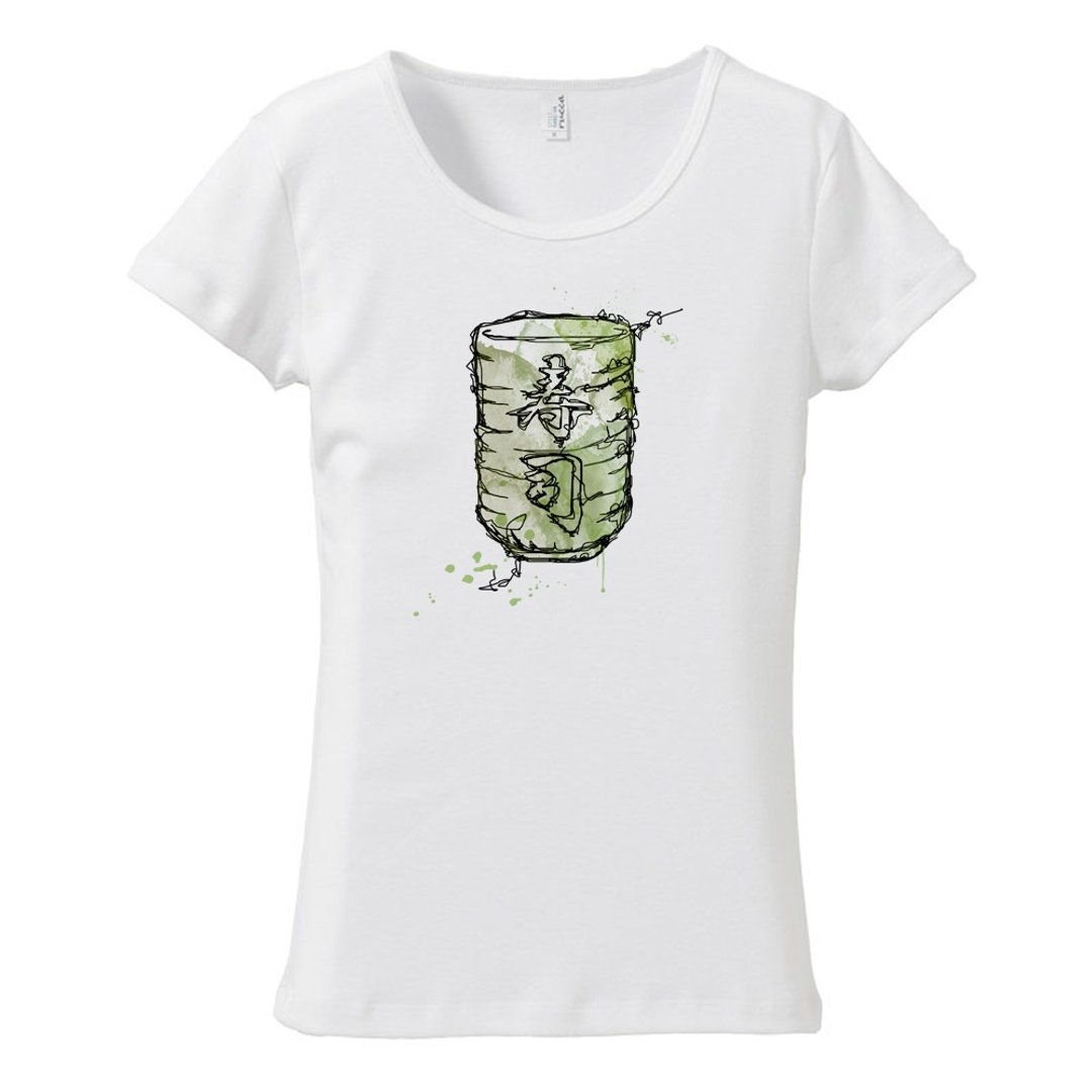 Women's T-shirt Agari - 女装 T 恤 - 棉．麻 白色