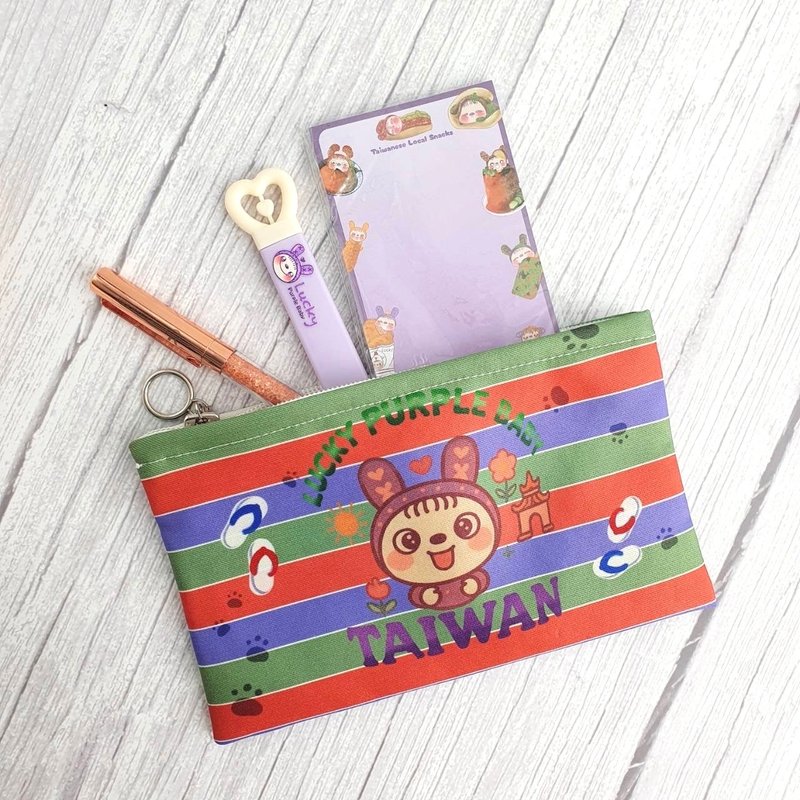 【幸运紫娃】茄芷风格笔袋 圣诞交换礼物 - 铅笔盒/笔袋 - 其他材质 