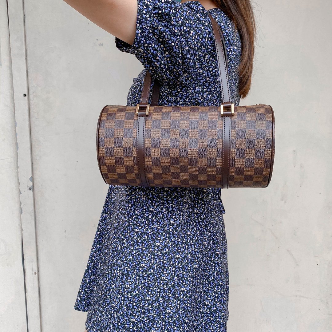 中古包Louis Vuitton|LV单肩包|手提包|侧背包|波士顿包|圣诞礼物 - 手提包/手提袋 - 真皮 咖啡色
