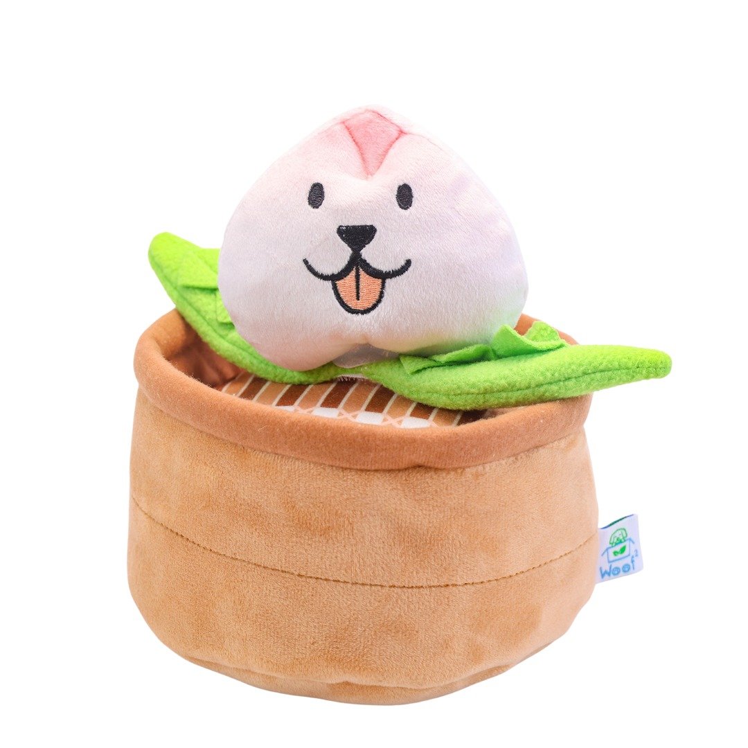Woof2 中式生日寿桃三合一藏食宠物玩具 - 玩具 - 棉 