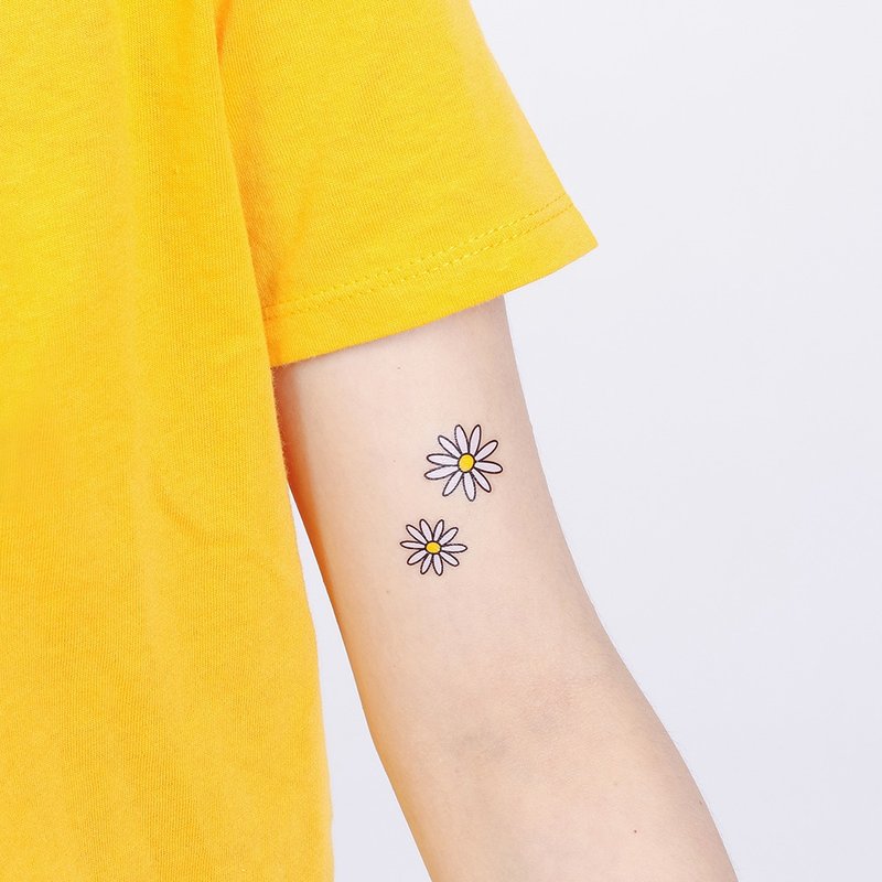 刺青纹身贴纸 / 小雏菊 Surprise Tattoos - 纹身贴 - 纸 白色