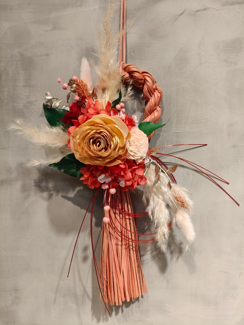 注连绳新春花礼  马年 开运花礼 干燥花永生花 - 干燥花/捧花 - 植物．花 多色