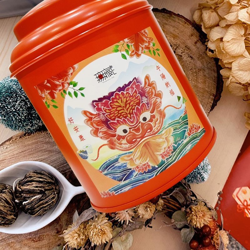 V2【无藏】公益礼盒 工艺花茶_开花茶综合款10颗大罐装 - 茶 - 其他材质 多色