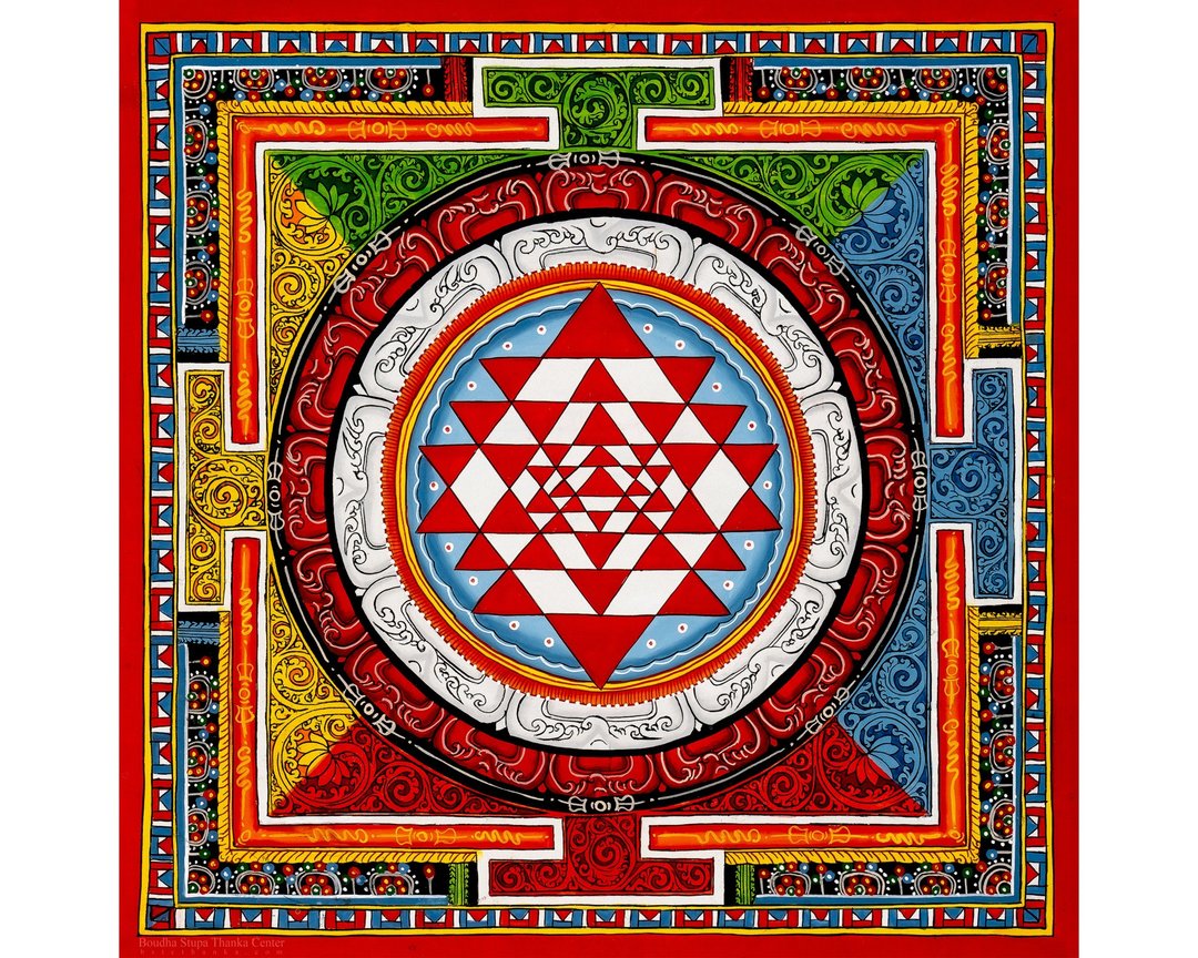 喜利显陀曼荼罗藏传佛教唐卡艺术 - 墙贴/壁贴 - 其他材质 多色