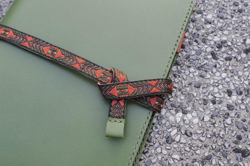 阿金的活页笔记本套 - 笔记本/手帐 - 真皮 绿色