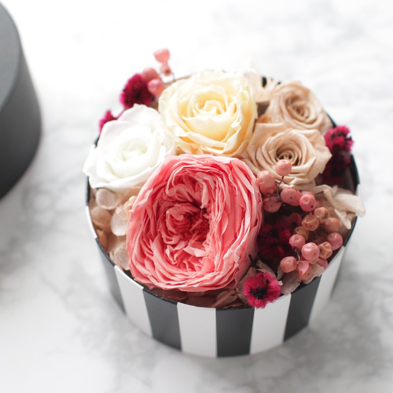 fairy peach _不凋花礼盒 - 干燥花/捧花 - 植物．花 粉红色