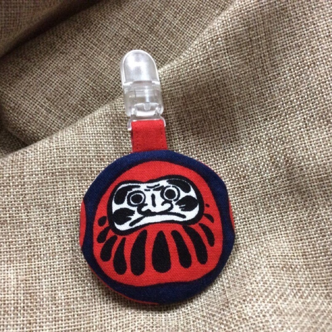 平安符袋｜钥匙圈｜圆形｜福神 - 其他 - 棉 红色