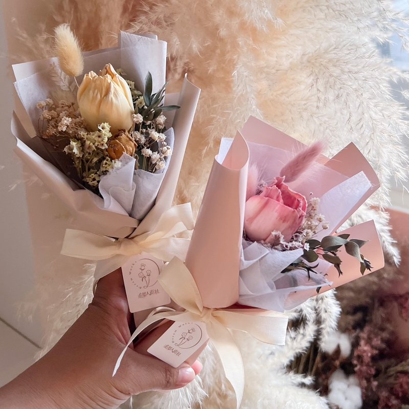 郁金香扩香干燥花束礼盒 I 母亲节 毕业礼 生日礼 婚礼 企业赠品 - 干燥花/捧花 - 植物．花 