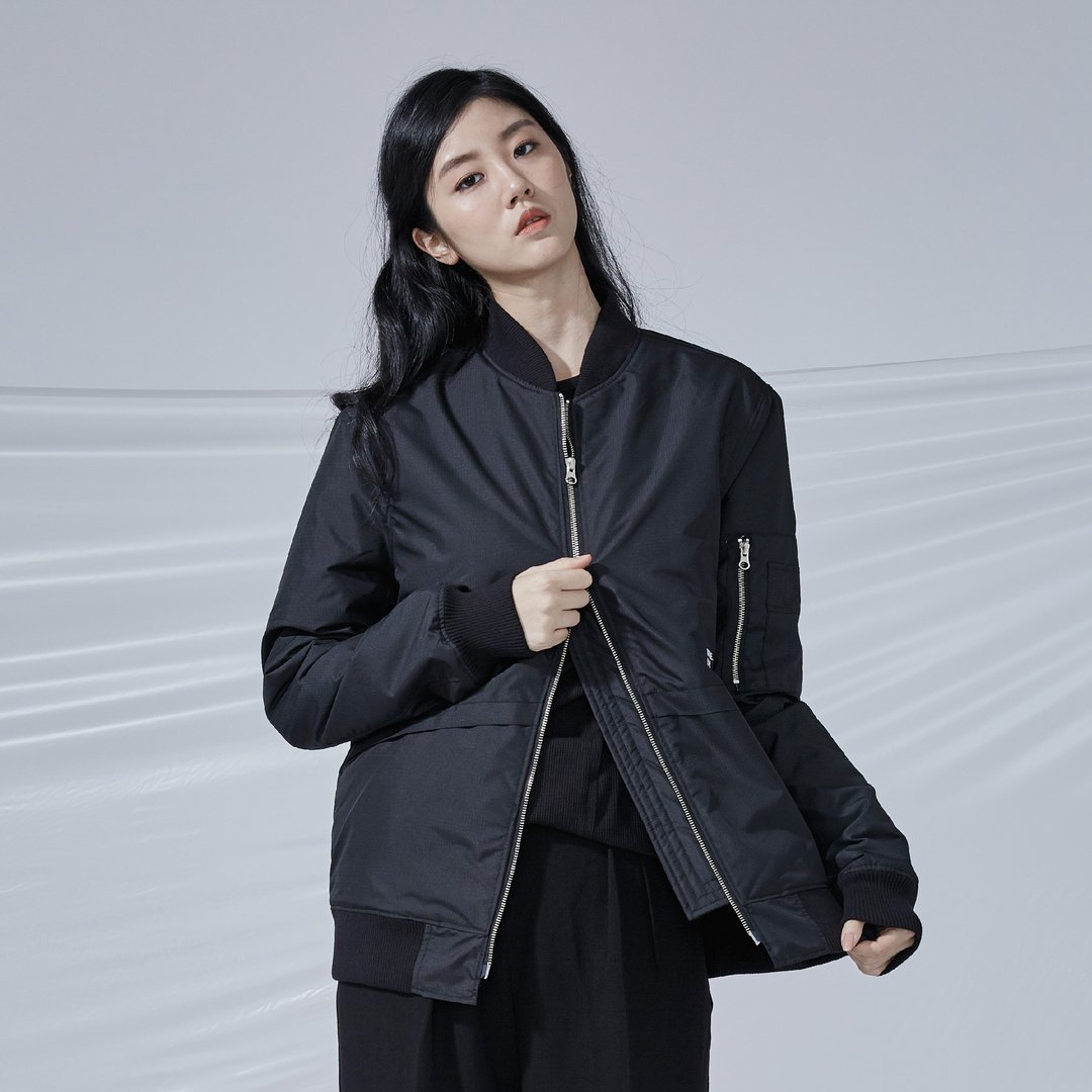 DYCTEAM - 3M Waterproof MA1 防水MA1外套 - 女装休闲/机能外套 - 聚酯纤维 黑色